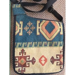 TET Corduroy Quilted Double Sided Crossbody Purse/Bag -‎ Boho Made In Turkey